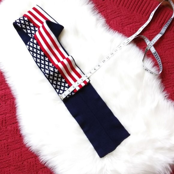Cute Rectangle Flag Print Scarf - Picture 4 of 5